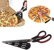 13'' Scissor Spatula Pizza Slicer Cutter Pastry Kitchen Shear Restaurant Slice Tool Pancake Pie Serve
