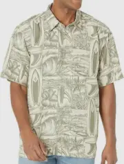 QUIKSILVER Waterman Men's OLD TIMERS S/S Woven Shirt - GHE6 - XXL - NWT