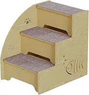 Snblzhef Pet Ladder, Elderly Cat and Dog Bed Ladder, Sofa Ladder, Dog Steps Wooden Teddy Cat Stairs