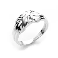 在飛比找Yahoo奇摩購物中心優惠-二手品 Tiffany&Co. 扭結復古造型925純銀戒指