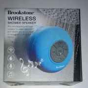 Brookstone Wireless Shower Speaker w/ Charging Cable BRAND NEW & FACTORY SEALED!