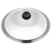 34 Cm Cooking Pot Wok Lid Combination Cover Frying Stainless Steel Pan