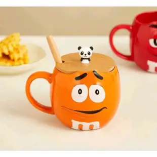 M&M Mug 1sets(1cup with cover & spoon)