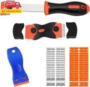 Premium Car Glass and Surface Scraper Kit – Double-Razor Blade Scraper with 30 M