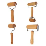 Rolling Pin Pastry&Pizza Baker Roller Wooden Baking Kitchen Utensils AU