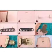 Metal Clasp Turn Lock Twist Lock for DIY Handbag Bag Purse Hardware