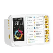 Visual Timer for Kids Adults, ADHD Timer with Planning Board for Schedules, Task Timer Toddler Visual Timer Silent Timer White