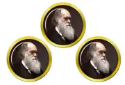 Charles Darwin Golf Ball Markers