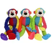 Dog Toys for Medium to Large Breeds 17 Inch Long Limb Monkey - Tug Play Squeak