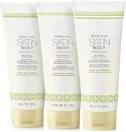 Mary Kay Satin Body Shea Set - Revitalizing Scrub, Indulgent Wash and Silkening Lotion 6.5 oz. / 185 g