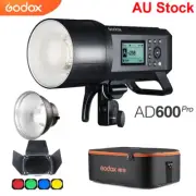 Godox AD600Pro TTL HSS Outdoor Flash with Reflector, BD-04 Barndoor, CB-09 Case