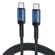 Toocki TQ-X65AC2 100W USB-C to USB-C Cable Fast Charging Data Transmission Copper Core Line 1M/2M Long for iPhone 15 15