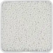 Auvoau 3mm Glass Seed Seed Beads Opaque White About 5000pcs/150Grams 8/0 Small Craft Beads for DIY Bracelet Necklaces Craft Jewelry Making Supplies