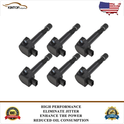 6 Ignition Coils Pack For 2004-2007 Saturn Vue 2003-2008 Honda Pilot V6 3.5L (for: Honda)