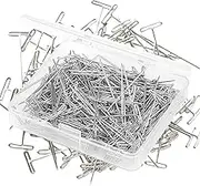 Stick Pins,T Pins for Sewing 50 PCS - Wig Pins for Foam Head, Long Straight Pins for Craft, Blocking Knitting, Art Decoration Foccar