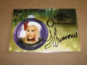 2015 Benchwarmer KENNEDY SUMMERS #62 Holiday Ornament Gold Auto SP Playboy PMOY