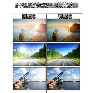 Z-POLS 新一代PRO搭載頂級偏光Polarized 強抗UV400電鍍水銀黑運動太陽眼鏡(質感白全框設計)