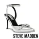 STEVE MADDEN-RETRIEVER 鉚釘尖頭繞踝高跟涼鞋-銀色