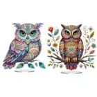 Double Sided Owl Diamond Painting Tabletop Ornaments Kit for Home Office Decor