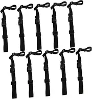 Toyvian 10pcs Adjustable Backpack Strap Fastener Non Slip Chest Strap System for School Outdoor Activities Secure Buckle Design Replacement Backpack Belt