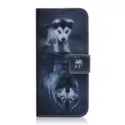 Wolf and Dog Pattern Coloured Drawing Horizontal Flip Leather Case for Xiaomi Redmi Note 6 / Redmi Note 6 Pro, with Holder & Card Slots & Wallet