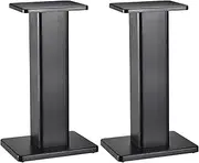 uxcell Wood Speaker Stands, 2 Pack 19.7 Inch (50cm) Universal Speaker Stand Hollowed Bases Enhanced Audio Listening for Home Theaters Cinema