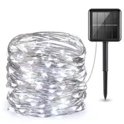 Solar String Fairy Lights Xmas Outdoor Garden Christmas Party Decor Waterproof