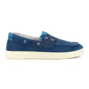 Sperry Men's Outer Banks 2-Eye Navy Suede Boat Shoes STS23569