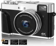 Digital Camera 4K Auto Focus 48MP Vlogging Digital Video Camera with 32G SD
