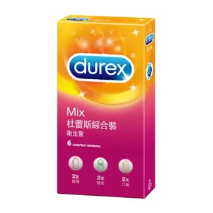 durex杜蕾斯 綜合裝衛生套（6入）