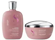 ALFAPARF SEMI DI LINO NUTRITIVE LOW SHAMPOO 250 ML AND MASK 200 ML FOR DRY HAIR