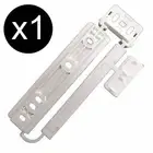 FRIDGE FREEZER INTEGRATED SLIDING CUPBOARD DOOR HINGE MOUNTING SLIDE BRACKET KIT