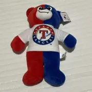 Texas Rangers Teddy Bear Plush Stuffed Animal Red Blue By Good Stuff