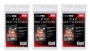 Lot of 300 Ultra PRO 4X6 Inch Sleeves~Photos Sportscards Postcards 3 Packs/100