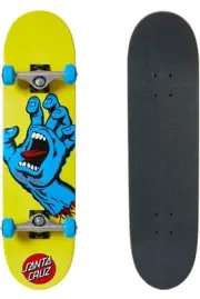 Santa Cruz 7.75in Mini Screaming Hand Complete Skateboard Beginners Intermediate
