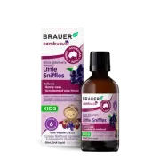 Brauer Sambucus Little Sniffles Kids Oral Liquid 50mL Black Elderberry 6 Months+