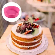 Round Bread Loaf Pans Cake Silicone Baking Convenient