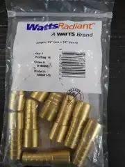 New, Watts, 685001-10, 1/2" Onix x 1/2" Male Sweat Adapter - 10pcs per Bag