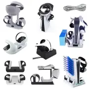 For PS5 VR2 PS Controllers Charging Dock Station Stand Base Charger Accessories