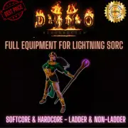 Diablo 2 Resurrected | Full Equipment Light Sorceress | Ladder & Non-Ladder