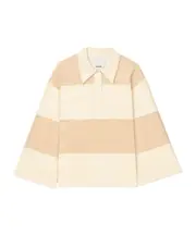 Betta button Polo shirt XXS,XS Peach/Vanilla