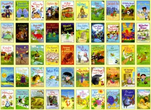 Usborne入門分級讀本套書《My First Reading Library》(3-5歲適讀，全套50本)我的小小外文圖書館