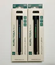Kuru Toga Wood 0.5mm Mitsubishi Uni Mechanical Pencil Set of 2 NEW 2025 Japan