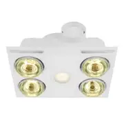 Eglo Heatflow Quattro LED Bathroom 3 in 1 Heater Exhaust Fan Light
