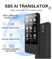 S85 Language Translator Device Two-Way Translator in 138 Languages - New Sealed