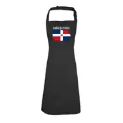 Dominican Republic -Country Flag Nationality Kids Childrens Kitchen Apron
