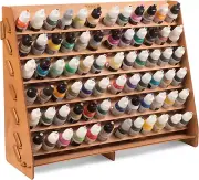 Plydolex Paint Rack Organizer with 72 Holes Suitable for Vallejo Paints - Wall-M