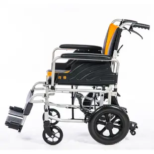 【順康】均佳機械式輪椅-鋁合金(小/大輪)(扶手可後掀)JW-160