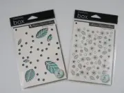 MEMORY BOX Garden Leaf & Berry (88552) Pinpoint Floral (88601) Designer Stencil