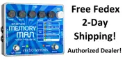 New Electro-Harmonix EHX Stereo Memory Man with Hazarai Delay Looper Pedal